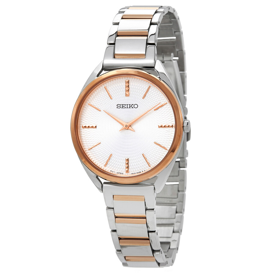 Silver and Rose Gold Tone Ladies Watch | Seiko | GL Ryan Jewellers |  Kilkenny Waterford